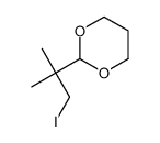 2-(1-iodo-2-methylpropan-2-yl)-1,3-dioxane结构式