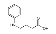 4-(苯基氨基)丁酸结构式