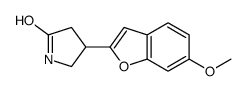4-(6-methoxy-1-benzofuran-2-yl)pyrrolidin-2-one Structure