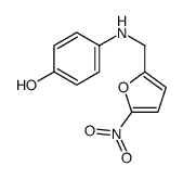 4-[(5-nitrofuran-2-yl)methylamino]phenol结构式