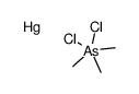 dichloro(trimethyl)-λ5-arsane,mercury Structure