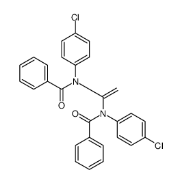 N-[1-(N-benzoyl-4-chloroanilino)ethenyl]-N-(4-chlorophenyl)benzamide结构式