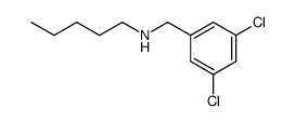 (3,5-Dichloro-benzyl)-pentyl-amine Structure
