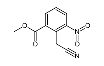 Methyl 2-(cyanomethyl)-3-nitrobenzoate结构式