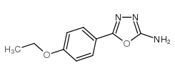 5-(4-乙氧基苯基)-[1,3,4]噁二唑-2-胺结构式