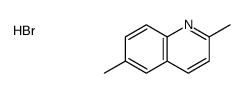 2,6-dimethylquinoline,hydrobromide Structure