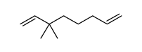 1,7-Octadiene, 3,3-dimethyl结构式