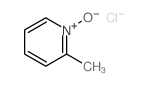 2-methyl-1-oxidopyridin-1-ium,chloride Structure