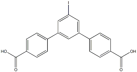 5'-iodo-[1,1':3',1''-terphenyl]-4,4''-dicarboxylic acid Structure