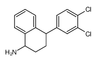(1S,4S)-cis 4-(3,4-dichlorophenyl)-1,2,3,4-tetrahydro-1-naphthalenamine Structure