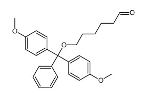6-[bis(4-methoxyphenyl)-phenylmethoxy]hexanal Structure