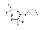 1,1,1,4,4,4-hexafluoro-2-propoxybut-2-ene结构式