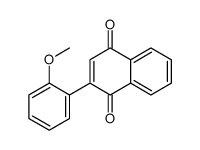 2-(2-methoxyphenyl)naphthalene-1,4-dione Structure