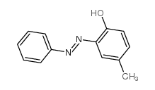 Phenol,4-methyl-2-(2-phenyldiazenyl)- Structure
