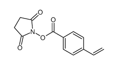 (2,5-dioxopyrrolidin-1-yl) 4-ethenylbenzoate结构式