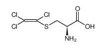 L-Cysteine, S-(1,2,2-trichloroethenyl) Structure