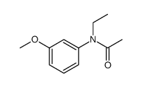 Acetamide, N-ethyl-N-(3-methoxyphenyl) Structure