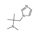 1-imidazol-1-yl-N,N,2-trimethylpropan-2-amine结构式