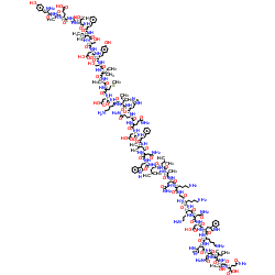 Gastric Inhibitory Polypeptide (human) structure