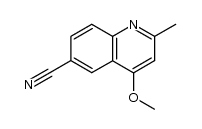 4-methoxy-2-methyl-quinoline-6-carbonitrile结构式