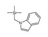 indol-1-ylmethyl(trimethyl)silane结构式