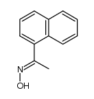 1-(1-naphthalenyl)ethanone oxime结构式