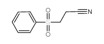 3-(苯基磺酰基)丙腈结构式