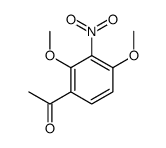 1-(2,4-Dimethoxy-3-nitrophenyl)ethanone结构式