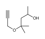 4-methyl-4-prop-2-ynoxypentan-2-ol结构式