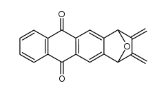 1,2,3,4-tetrahydro-2,3-bis(methylene)-1,4-epoxynaphthacene-6,11-dione Structure