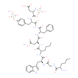 cholecystokinin (26-33), N-alpha-hydroxysulfonyl-Nle(28,31)- Structure