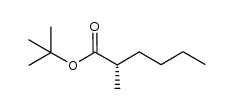 (+)-(2S)-methyl-hexanoic acid tert-butyl ester Structure