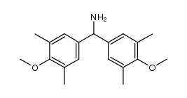 bis(3,5-dimethyl-4-methoxyphenyl)methanamine Structure
