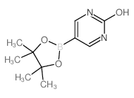 5-(4,4,5,5-四甲基-1,3,2-二氧硼烷)-2(1H)-嘧啶酮结构式