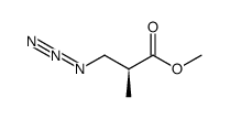 (S)-3-azido-2-methylpropionic acid methyl ester Structure