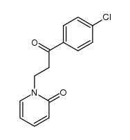 1-(3-(4-chlorophenyl)-3-oxopropyl)pyridin-2(1H)-one结构式