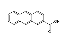 9,10-dimethyl-anthracene-2-carboxylic acid Structure