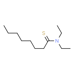 Octanethioamide,N,N-diethyl-结构式