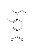 4-(二乙基氨基)-3-碘苯甲酸甲酯结构式