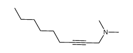 N,N-dimethyl-N-(non-2-yn-1-yl)amine结构式