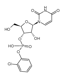 uridine 3'-(2-chlorophenyl) phosphate Structure