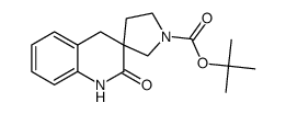 tert-butyl 2'-oxo-1',4'-dihydro-2'H-spiro[pyrrolidine-3,3'-quinoline]-1-carboxylate结构式