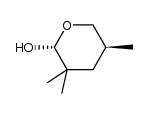 3,3,5-trimethyl-tetrahydropyran-2-ol Structure