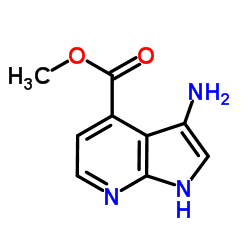 3-Amino-7-azaindole-4-carboxylic acid Methyl ester structure