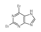 2,6-二溴嘌呤结构式