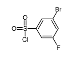3-BroMo-5-fluorobenzene-1-sulfonyl chloride structure