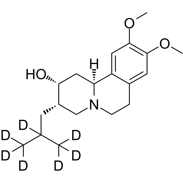 cis-Dihydro Tetrabenazine-d7 Structure