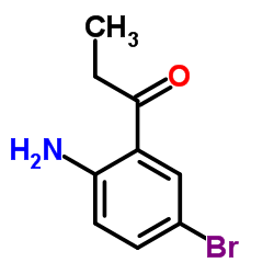 1-(2-Amino-5-bromophenyl)-1-propanone Structure