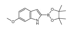 6-甲氧基吲哚-2-硼酸频那醇酯结构式