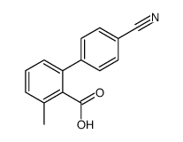 2-(4-cyanophenyl)-6-methylbenzoic acid结构式
